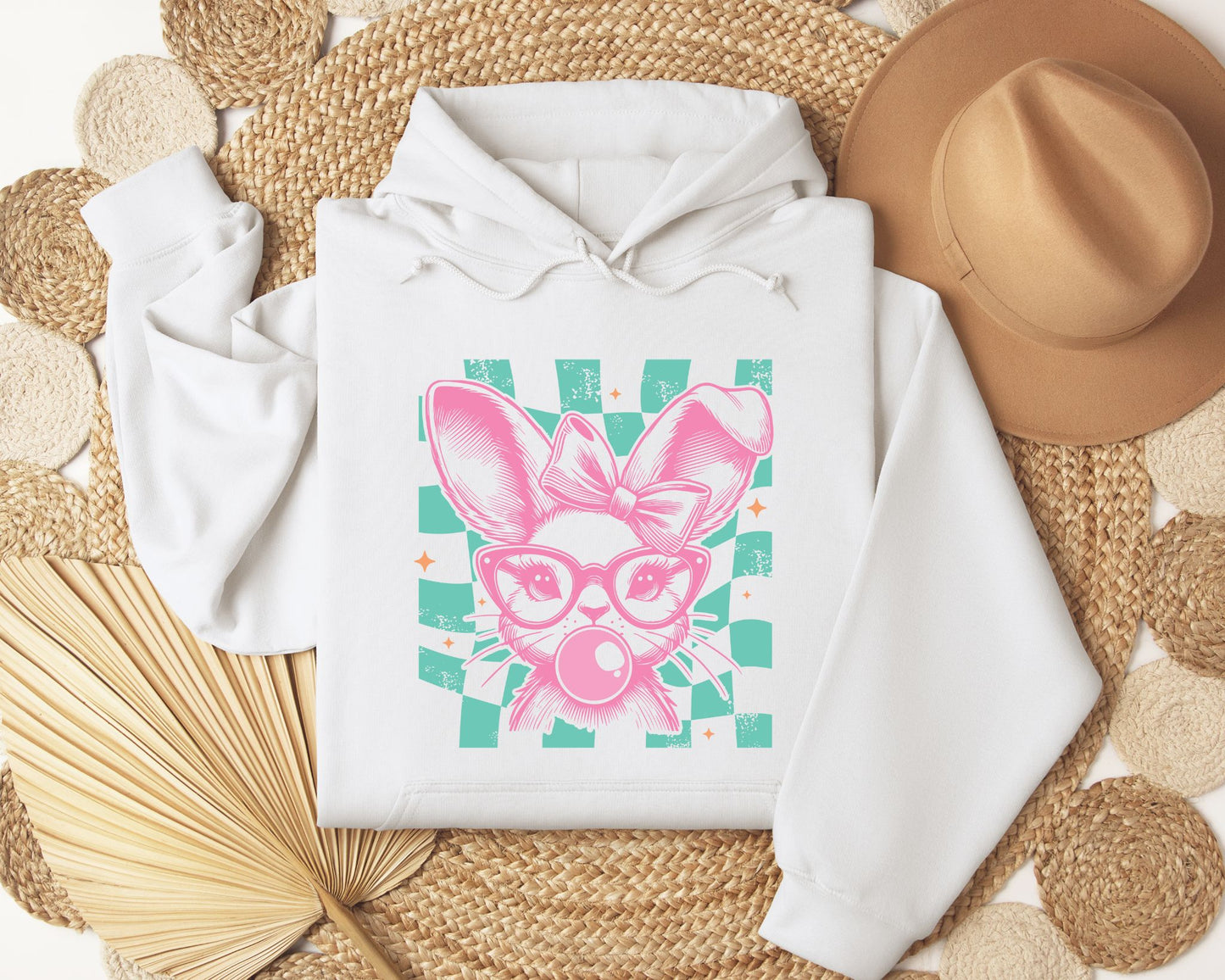 Retro Easter Bubblegum Bunny