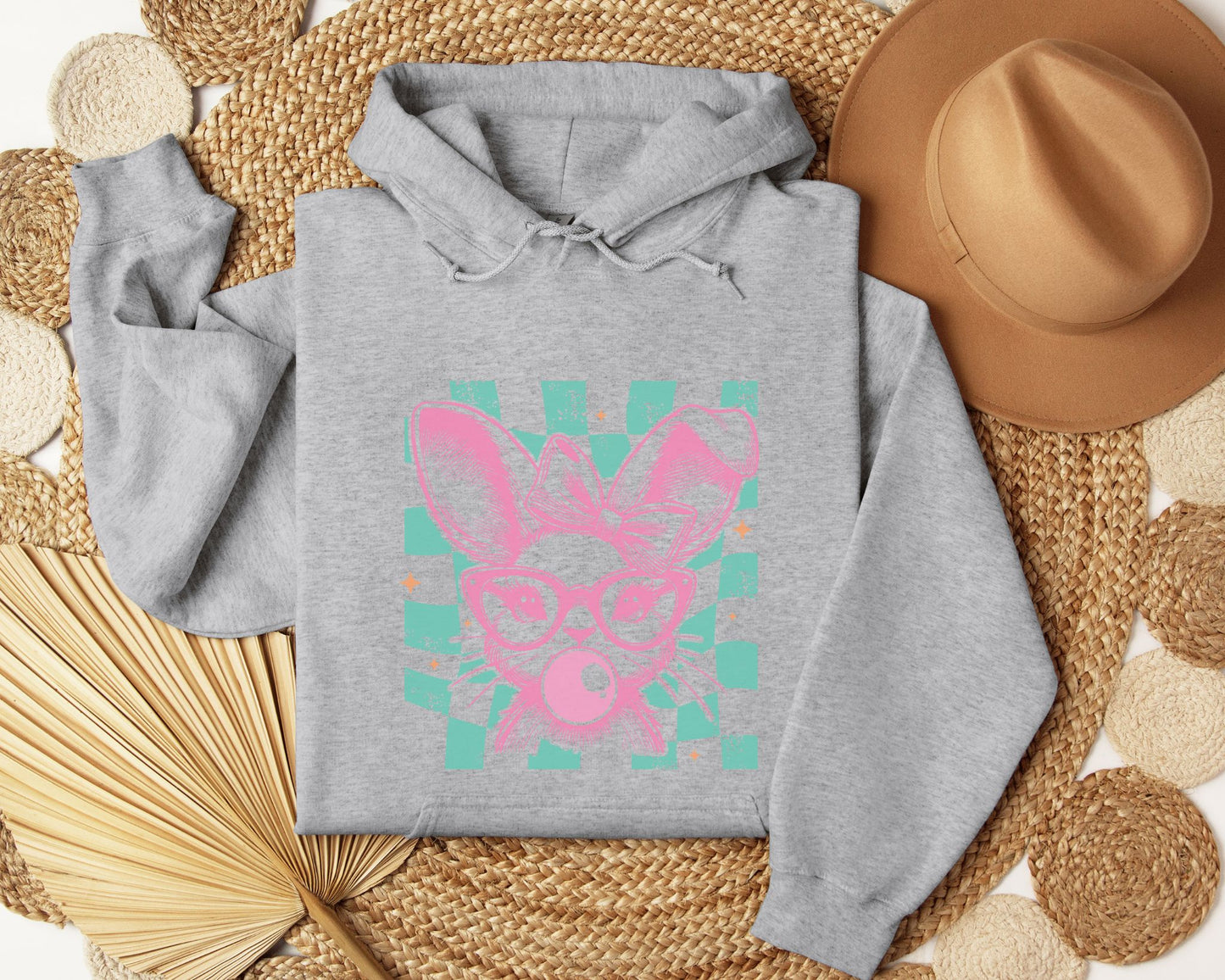 Retro Easter Bubblegum Bunny