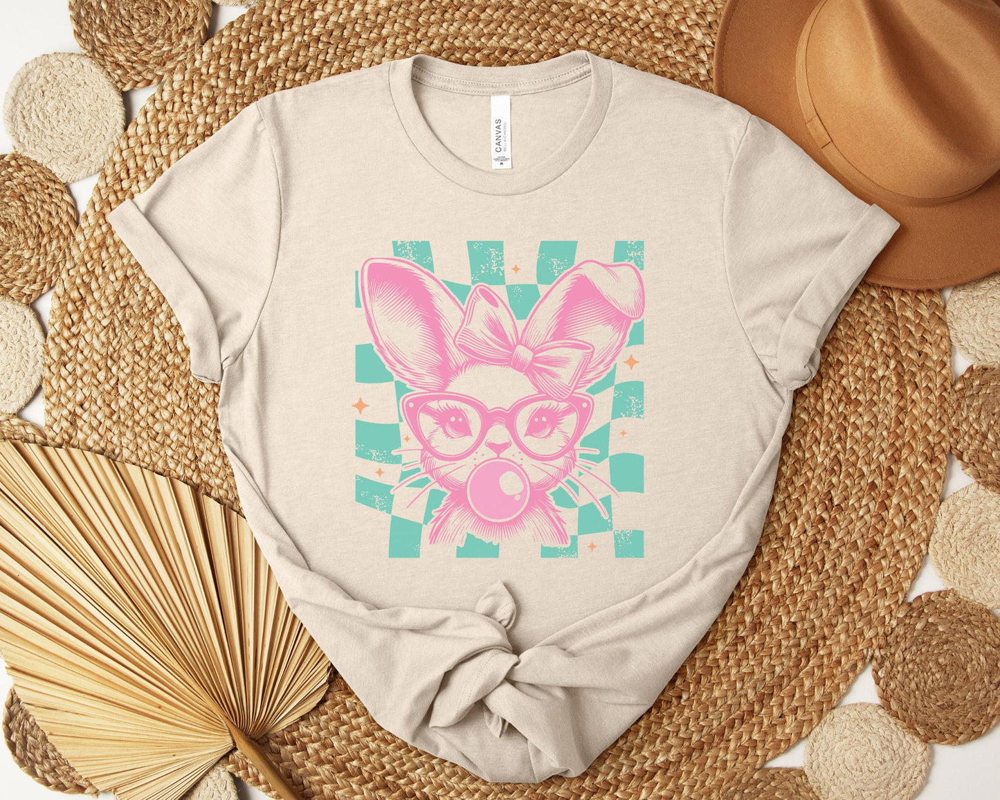 Retro Easter Bubblegum Bunny