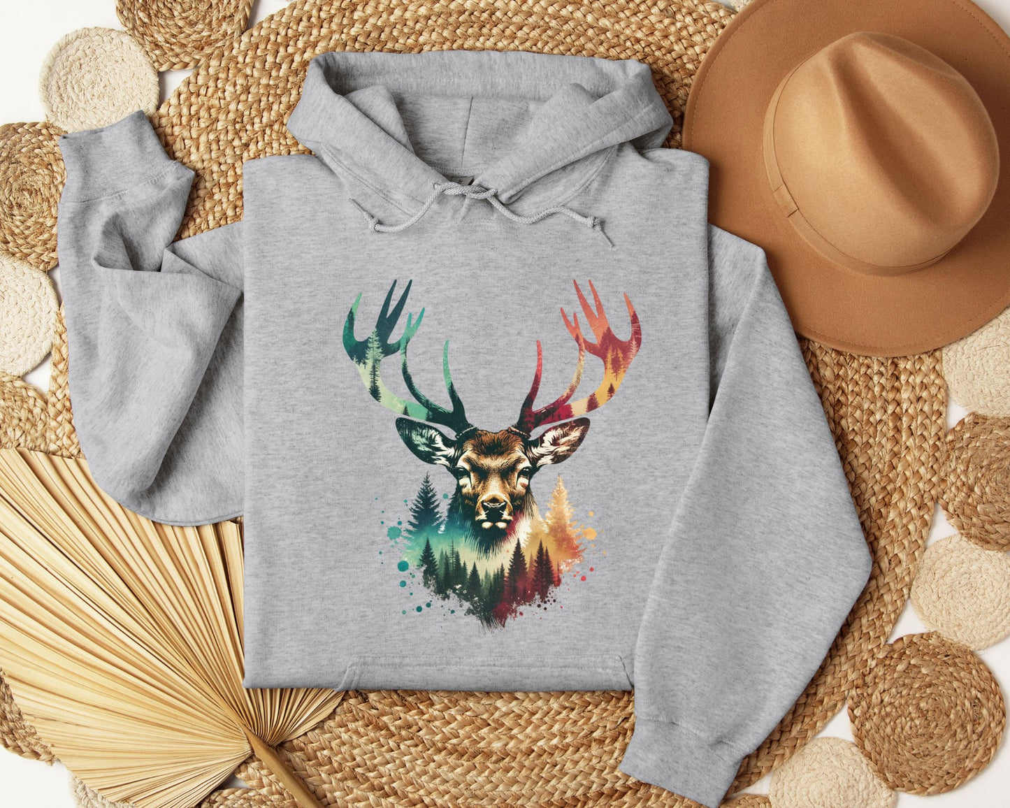 Watercolor Buck