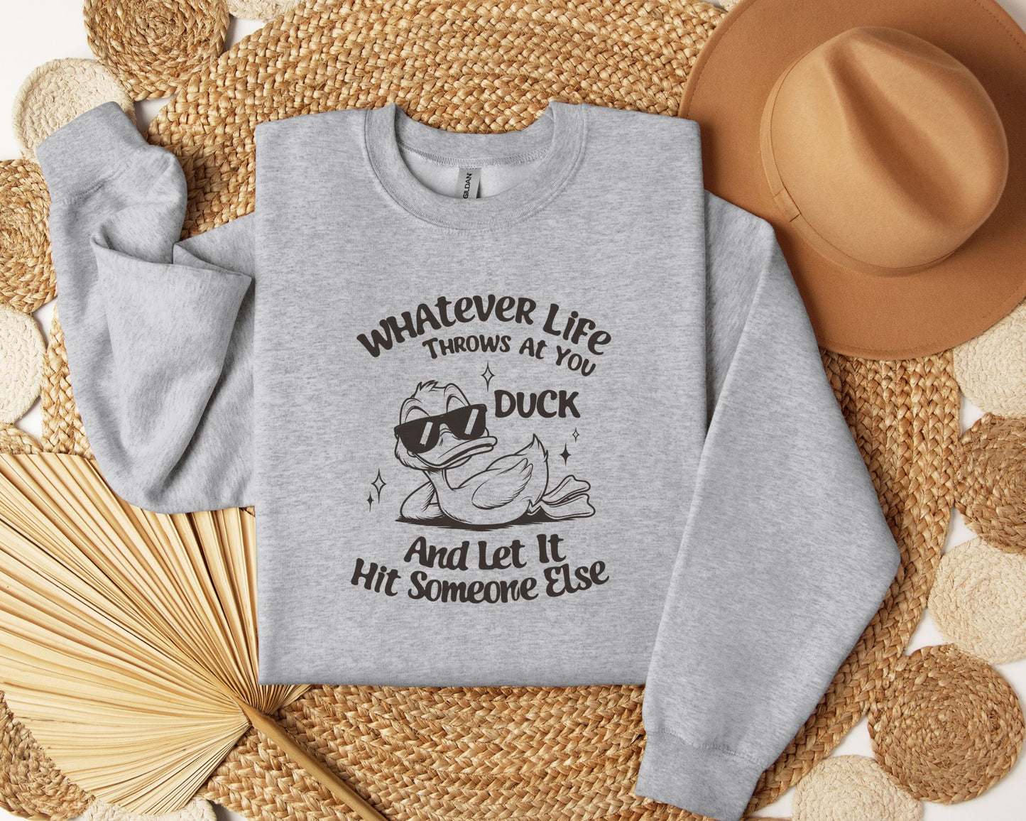 Duck, let it hit someone else - Crew