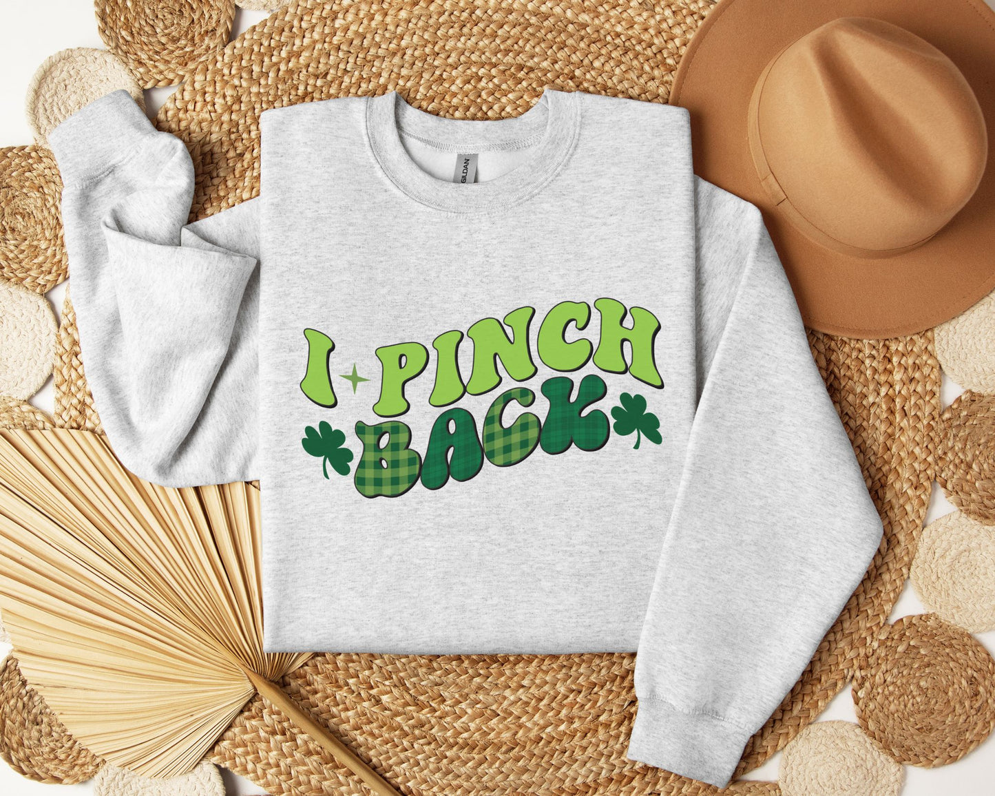 I pinch back