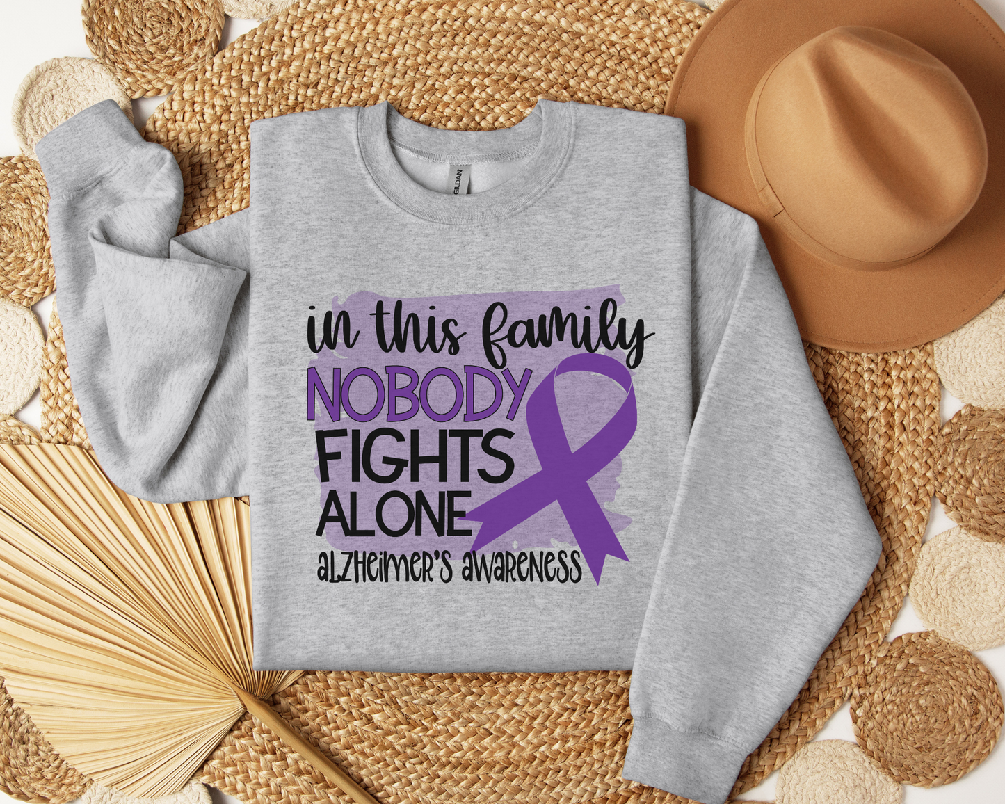 No body fights alone...Alzheimer's