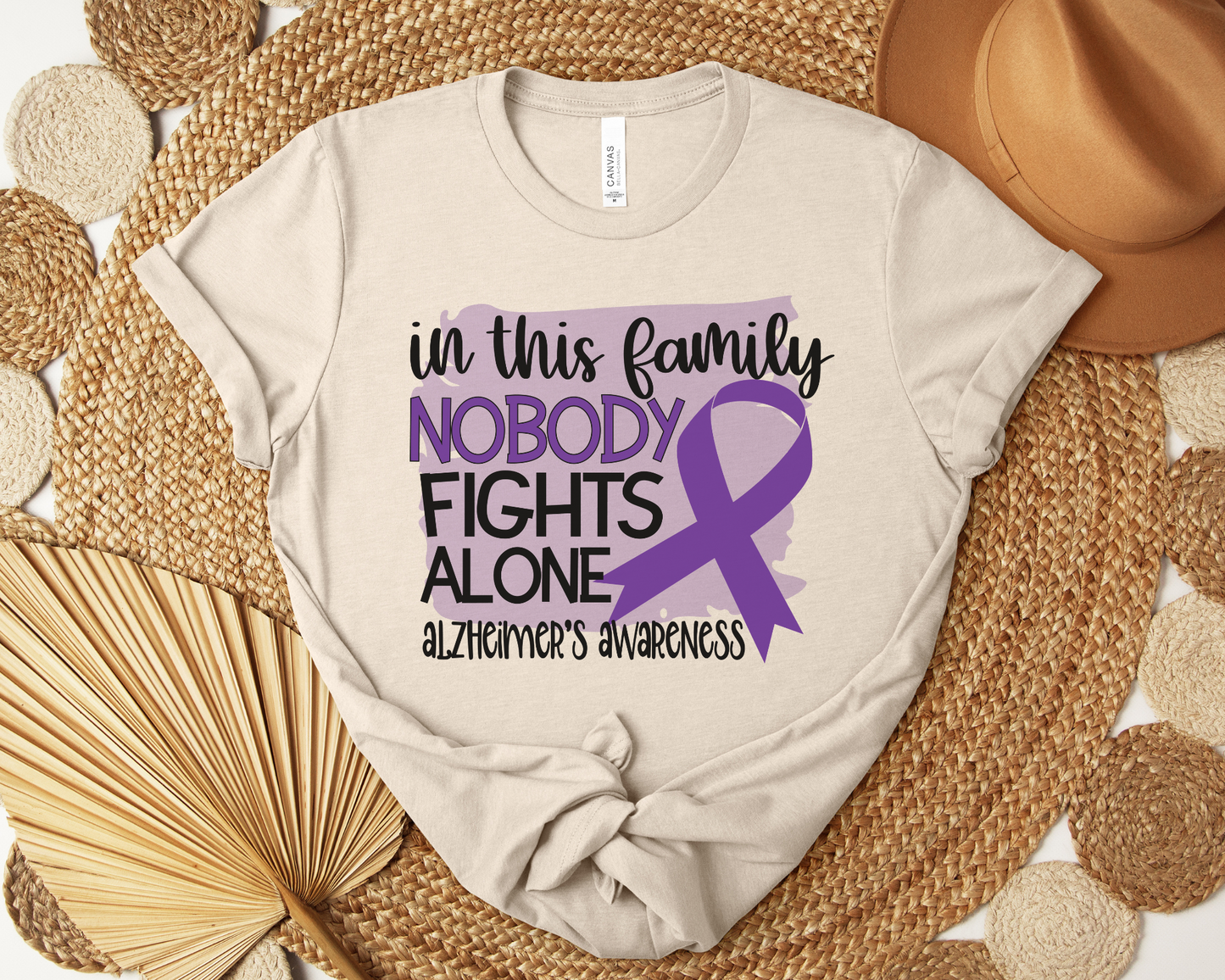 No body fights alone...Alzheimer's