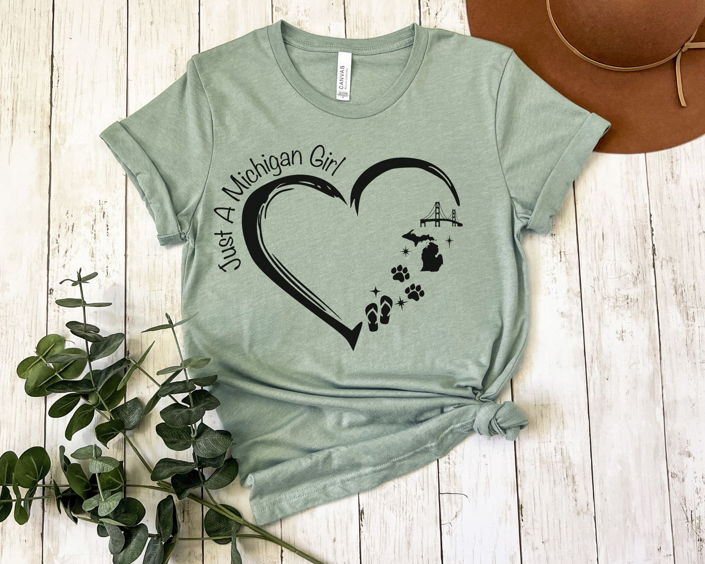 Just a Michigan girl #1 T-shirt