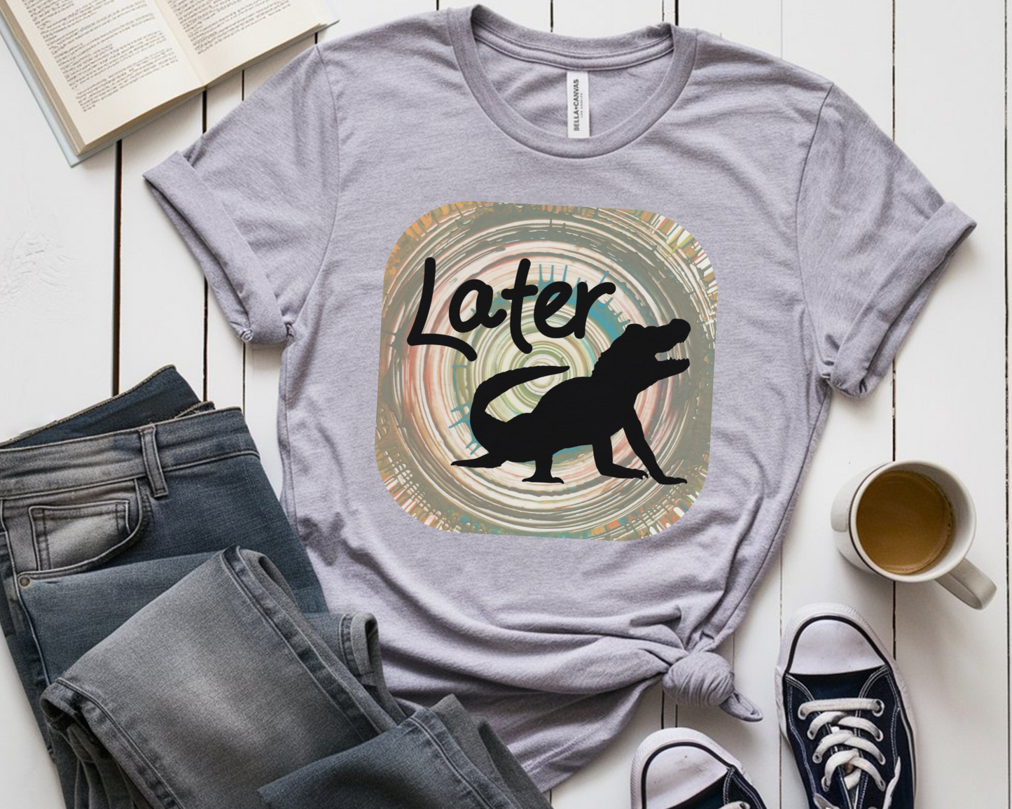 Later gator (Jaxon's art as background)
