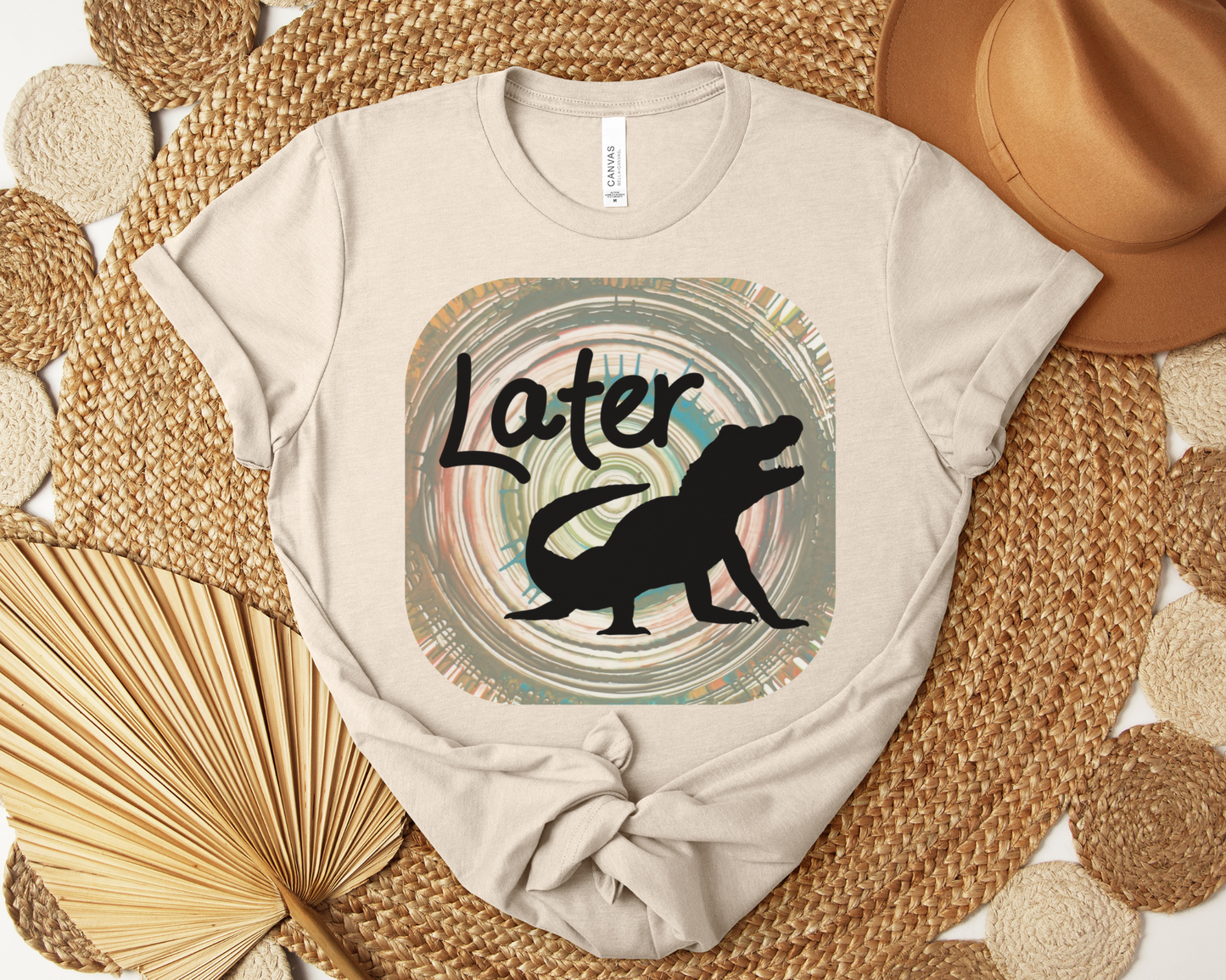 Later gator (Jaxon's art as background)