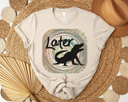 Later gator (Jaxon's art as background)