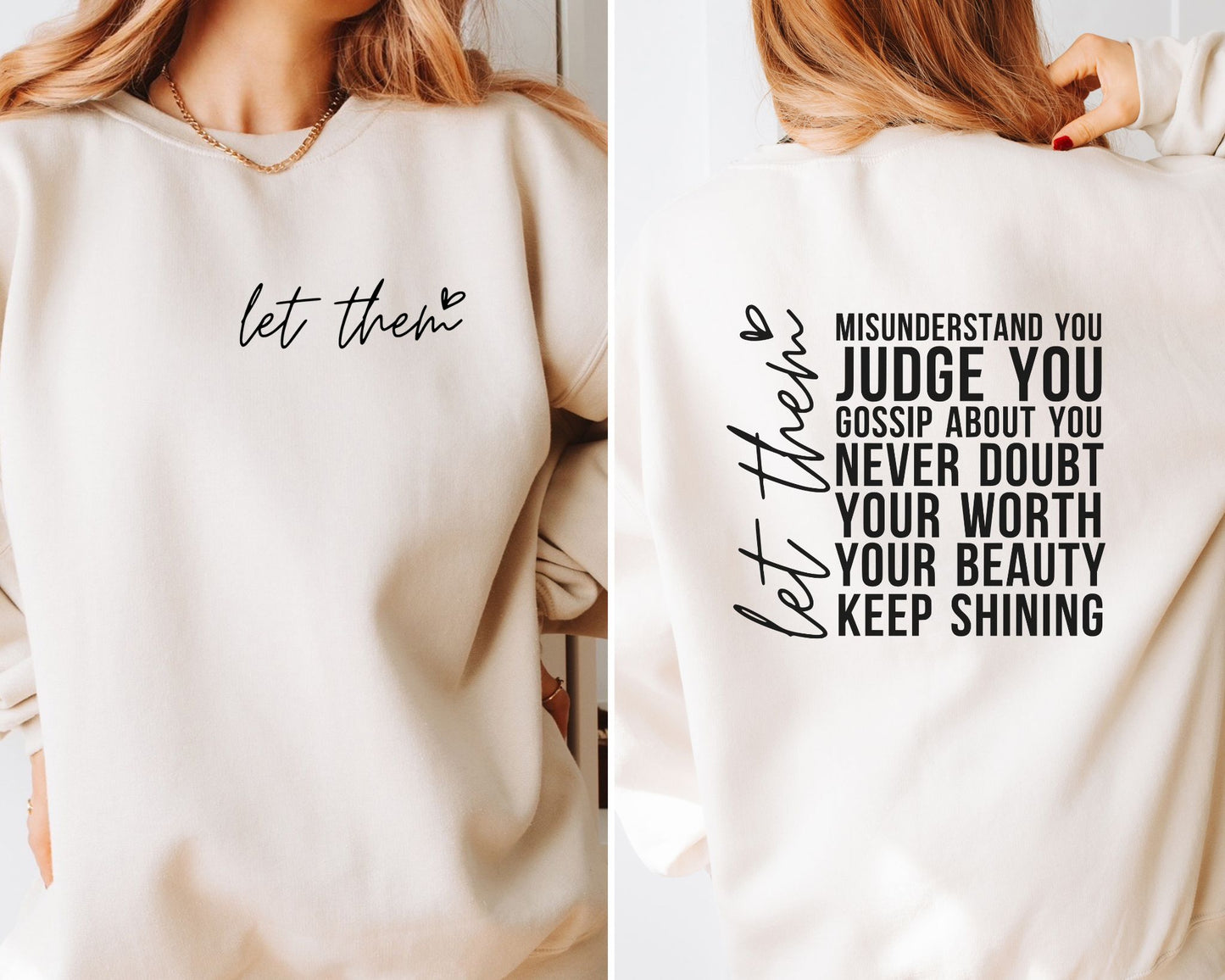 Let them front and back Design #1