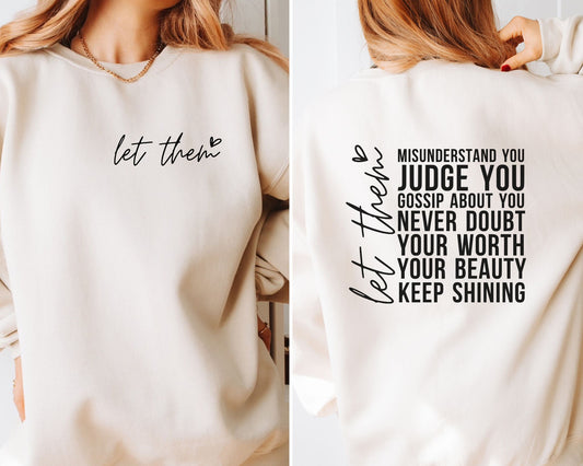 Let them front and back Design #1