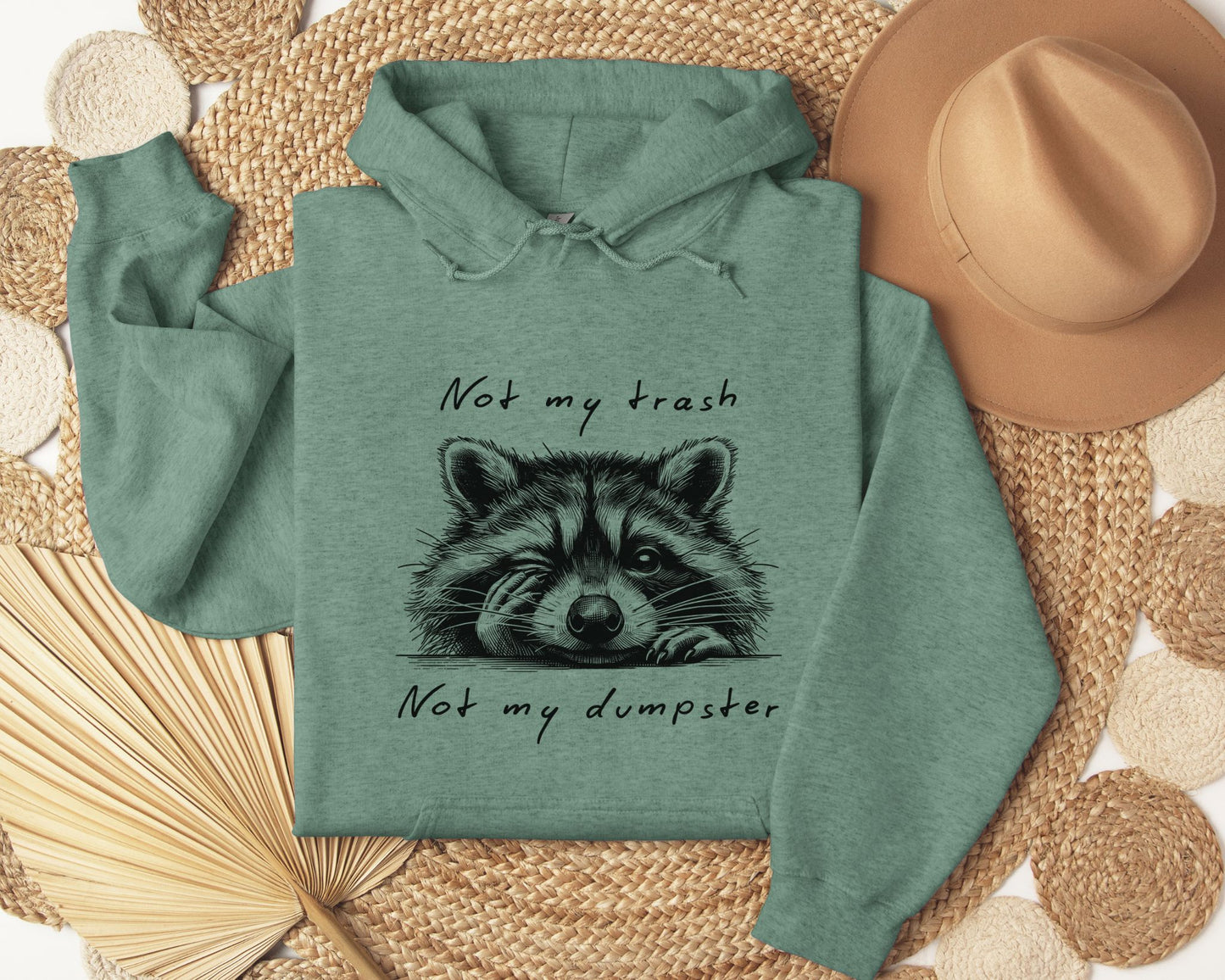 Not my trash, not my dumpster - Hoodie