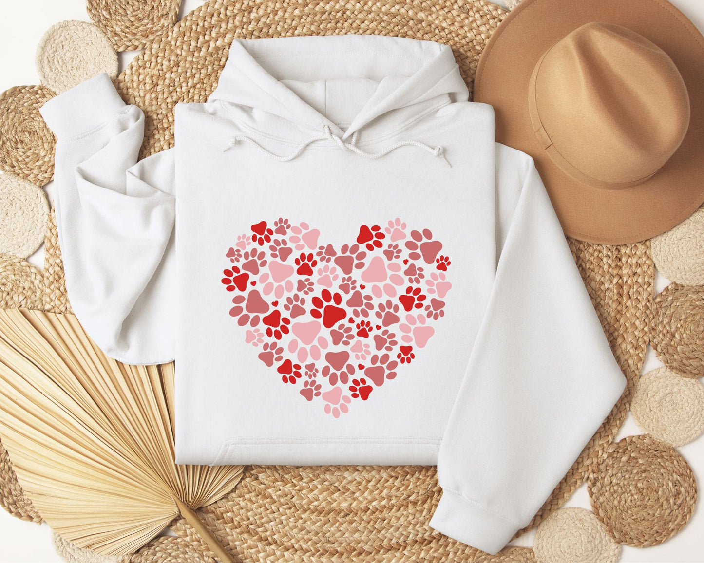 Paw Print Heart