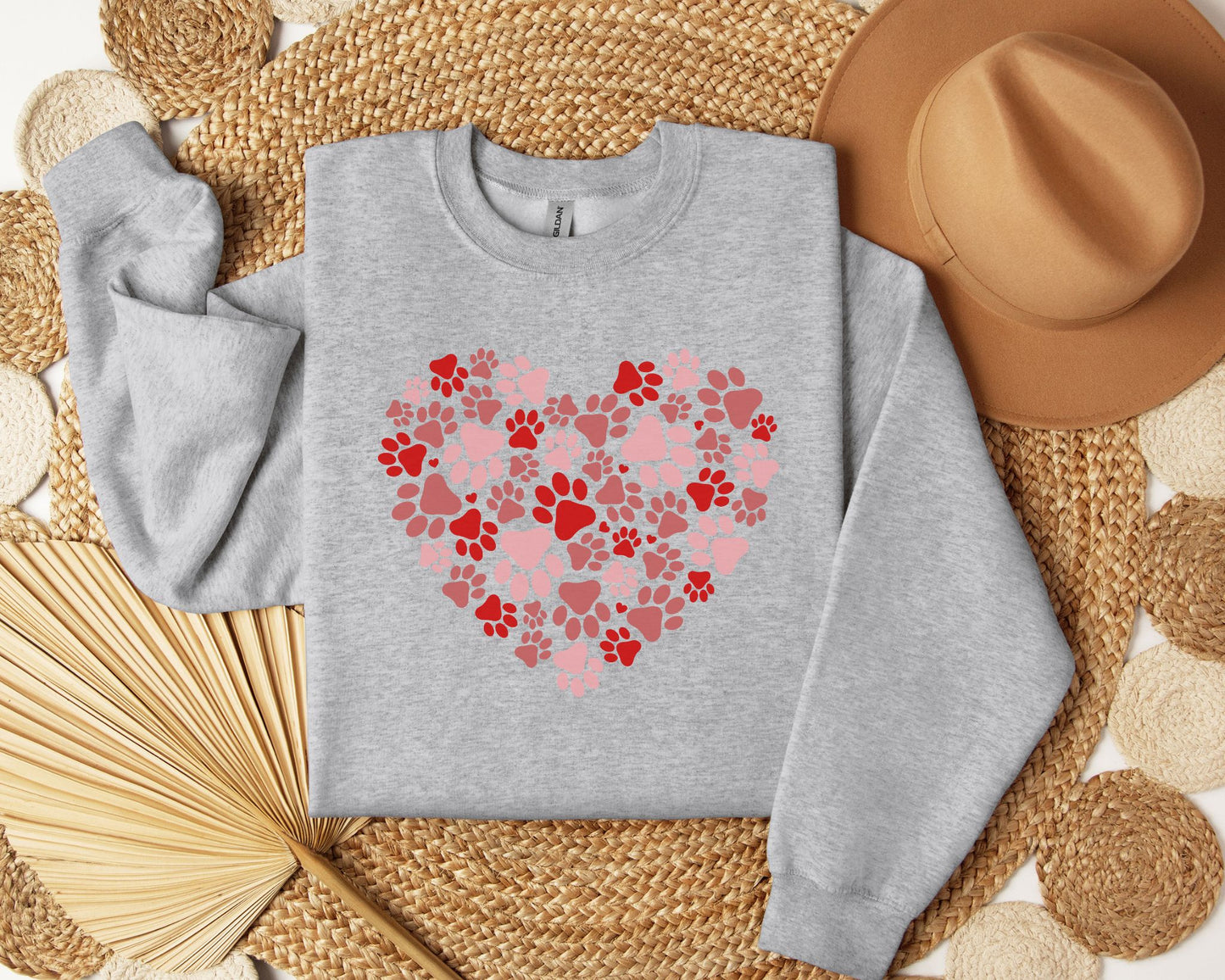 Paw Print Heart