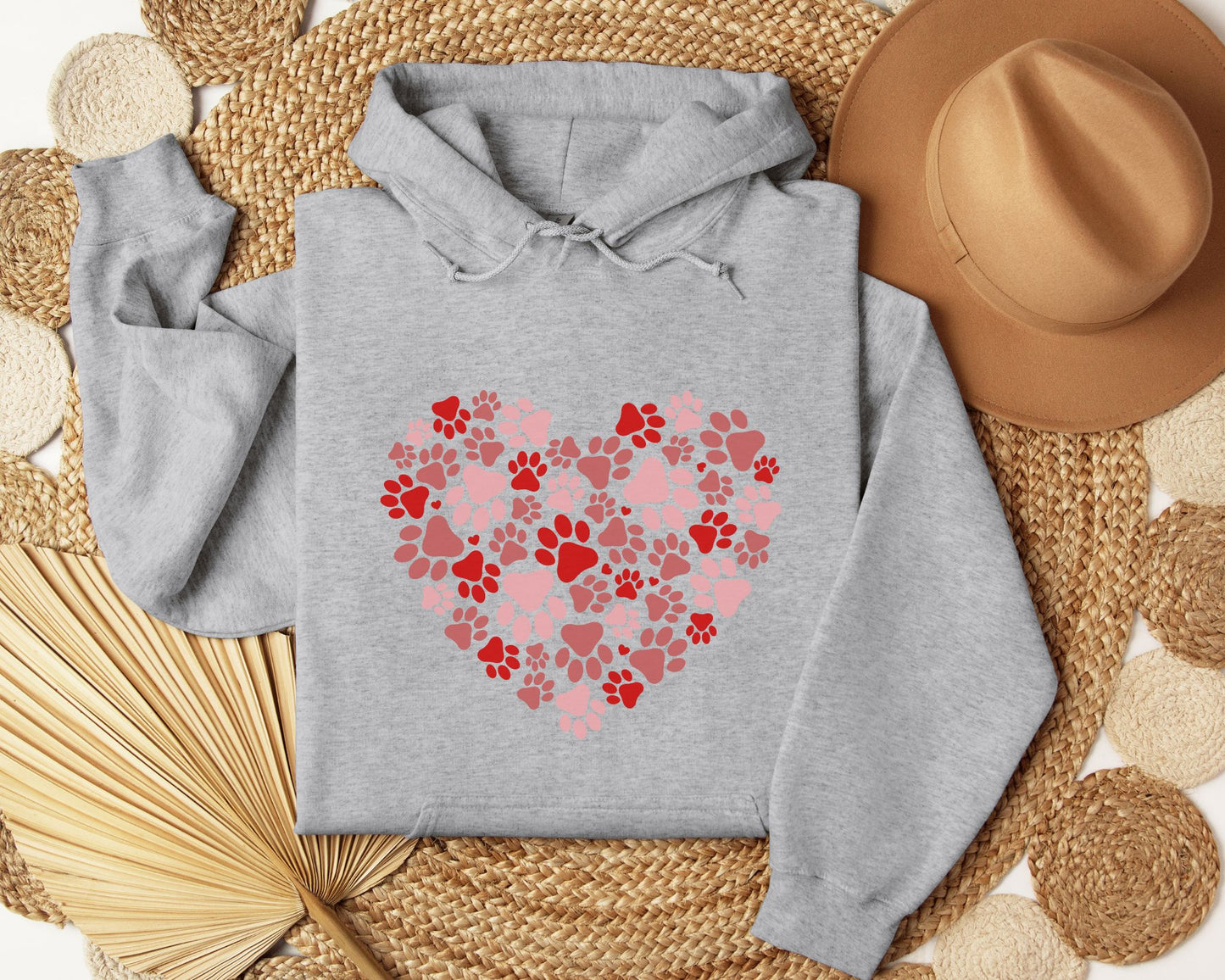 Paw Print Heart