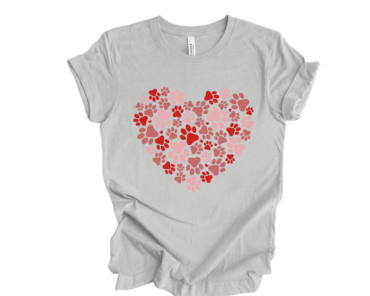 Paw Print Heart