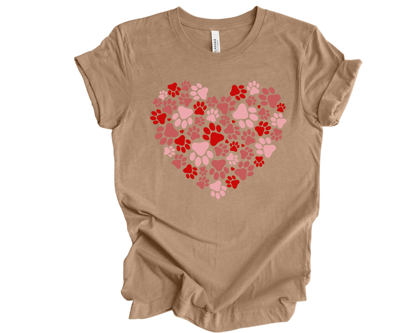 Paw Print Heart