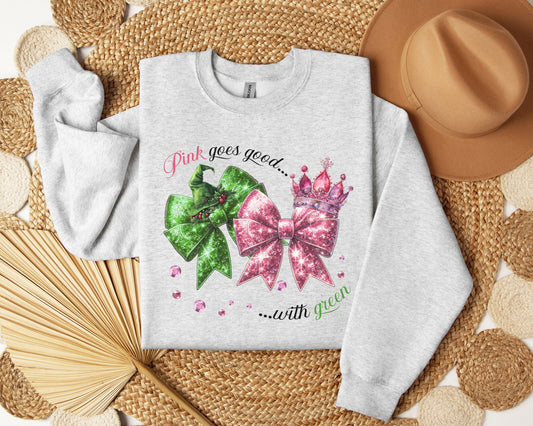 Pink goes great with Green