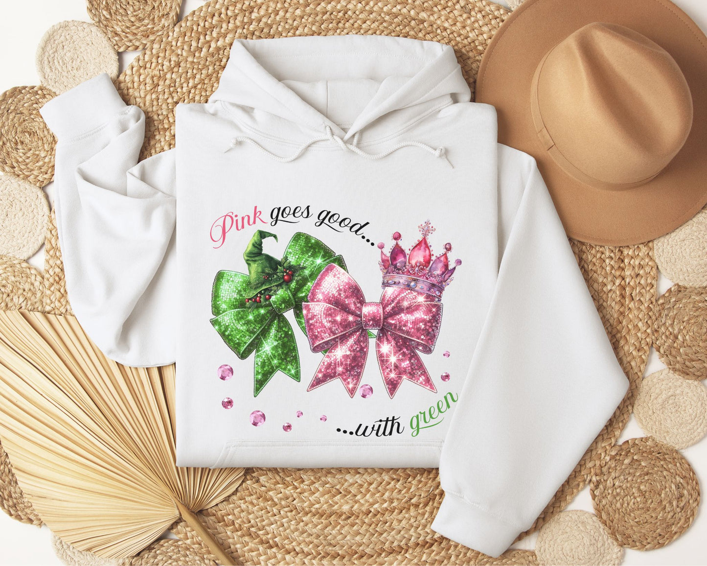 Pink goes great with Green