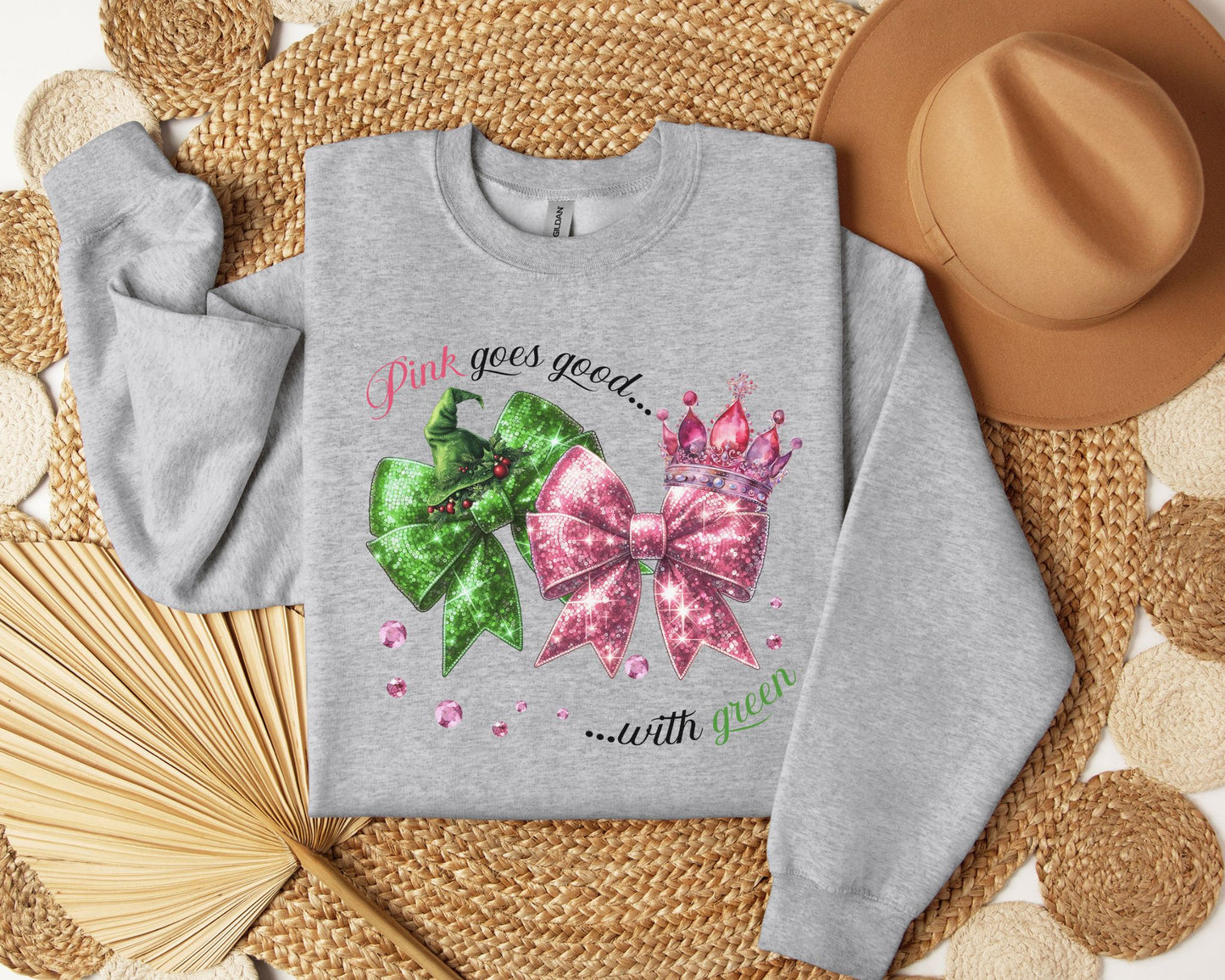 Pink goes great with Green