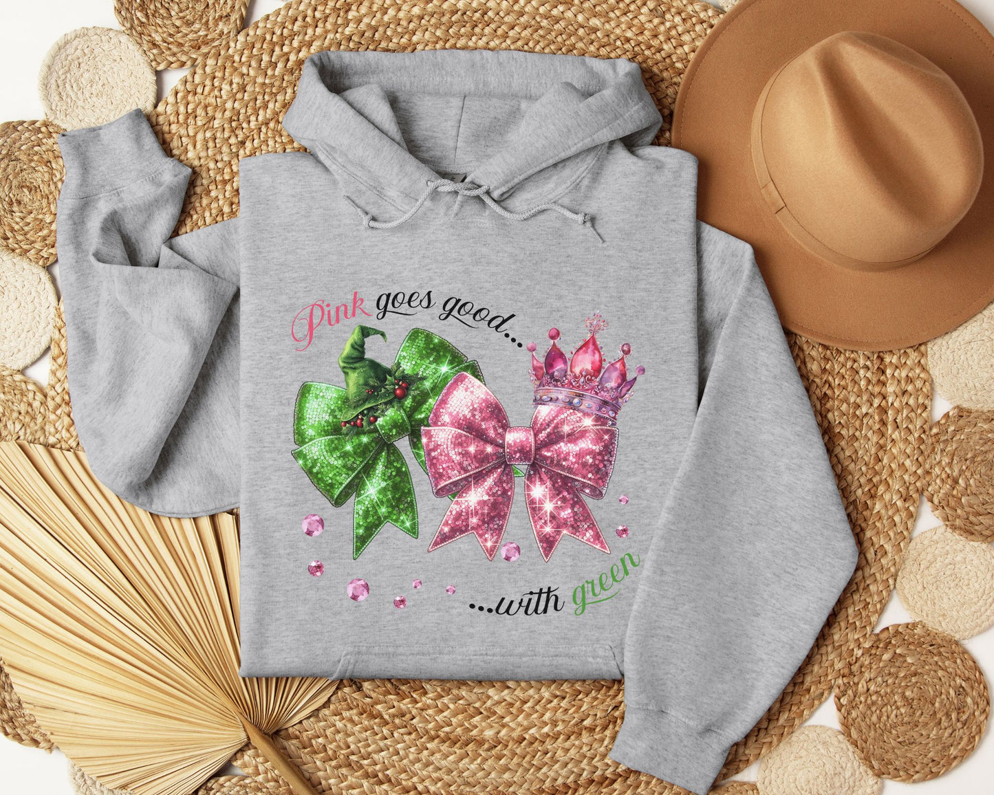 Pink goes great with Green