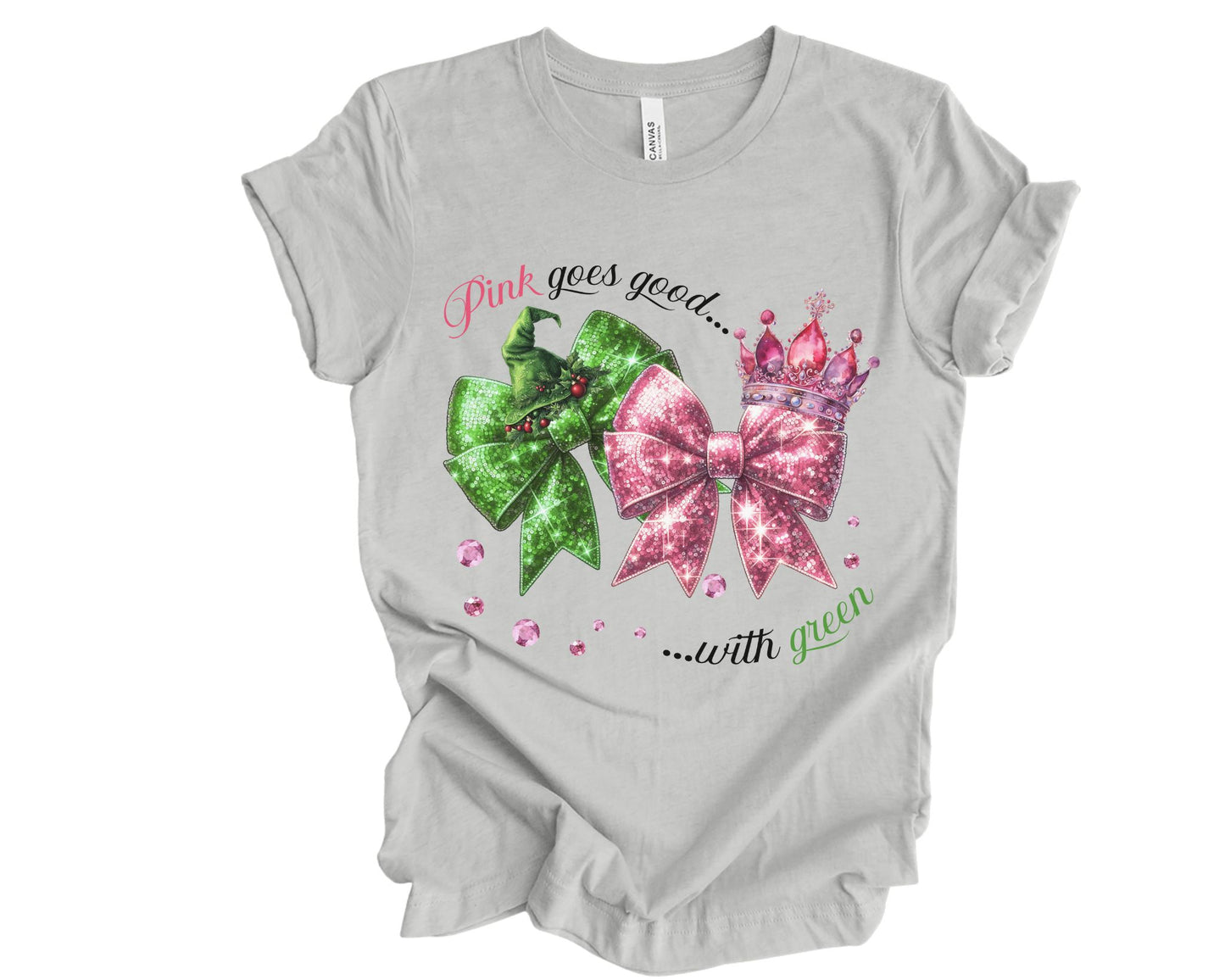 Pink goes great with Green