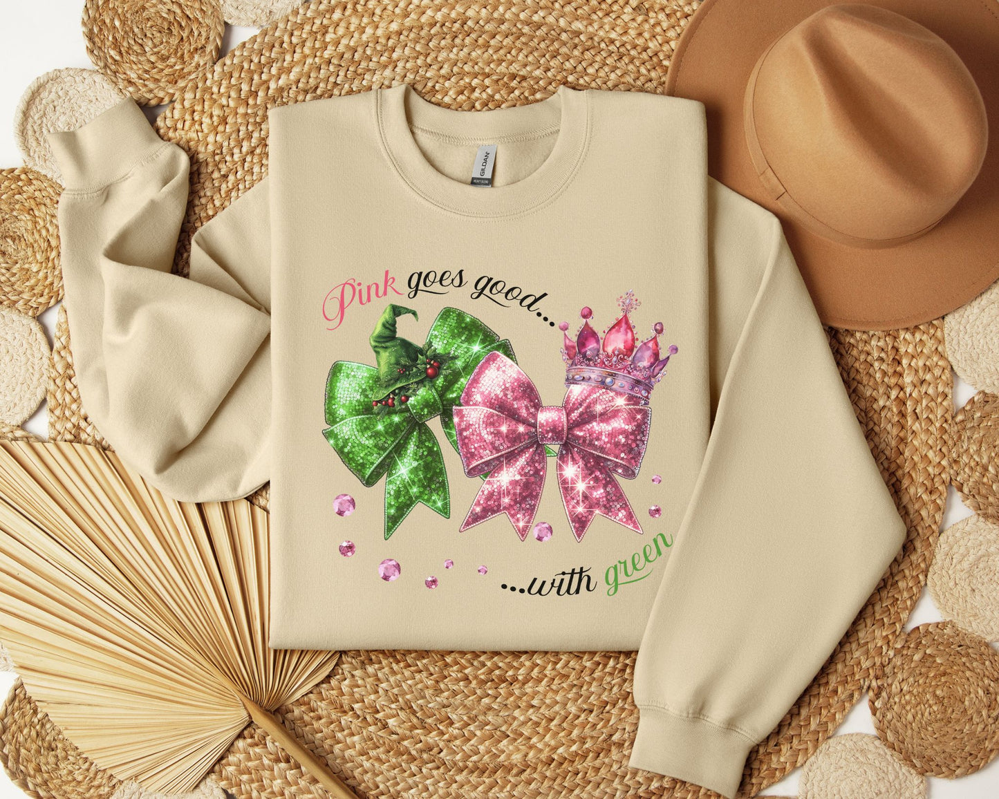 Pink goes great with Green
