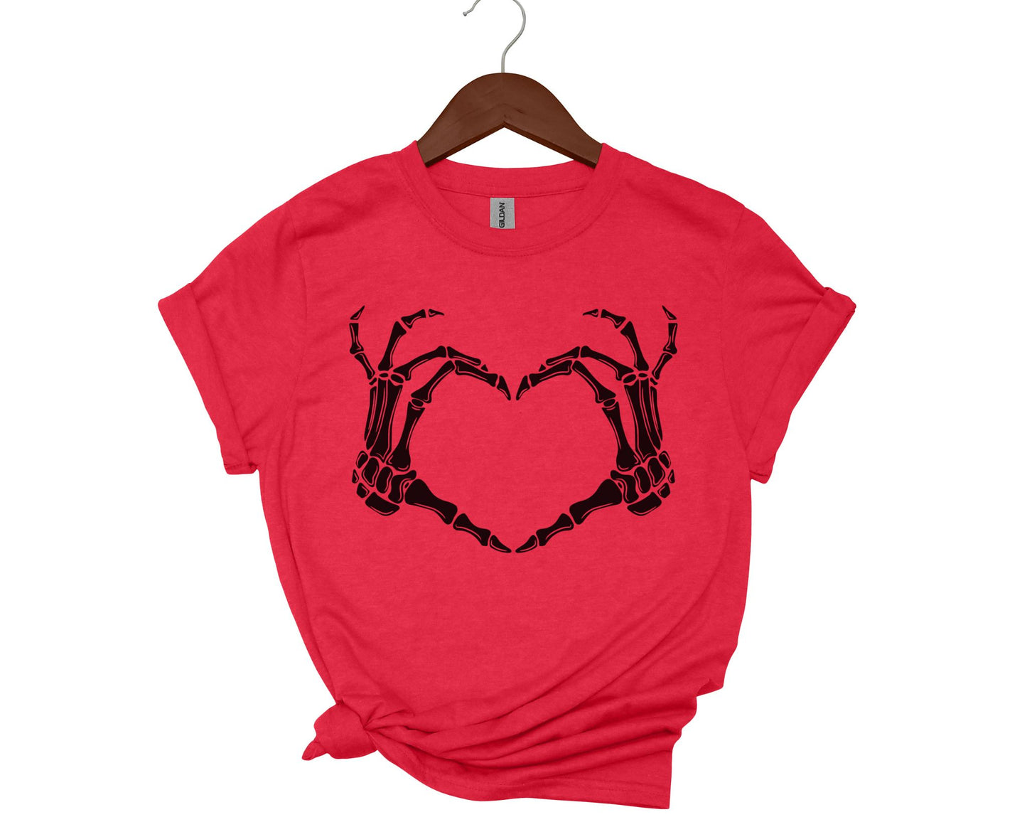 Skeleton Heart - T-shirt