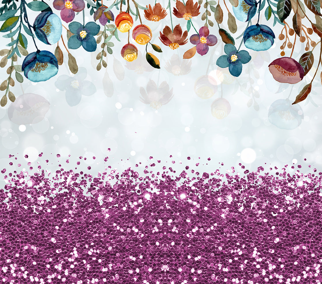 Floral Glitter