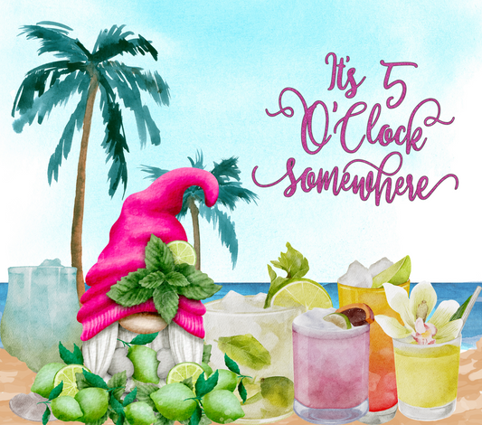 Gnome- its 5 o'clock somewhere