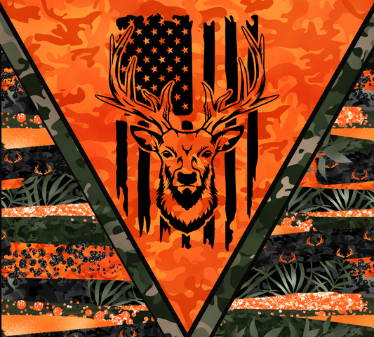 Orange Camo Deer