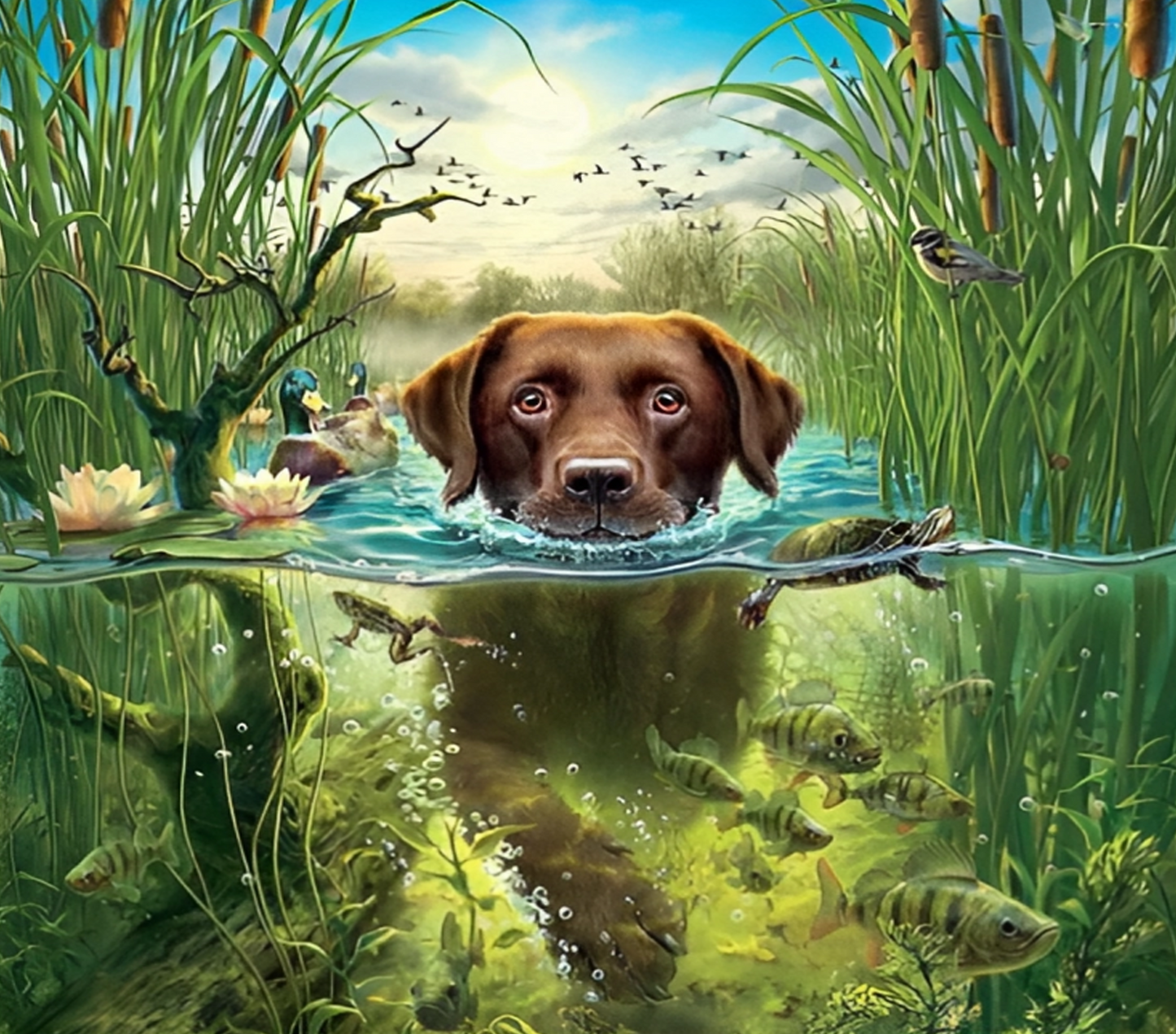 Duck Hunting Dog