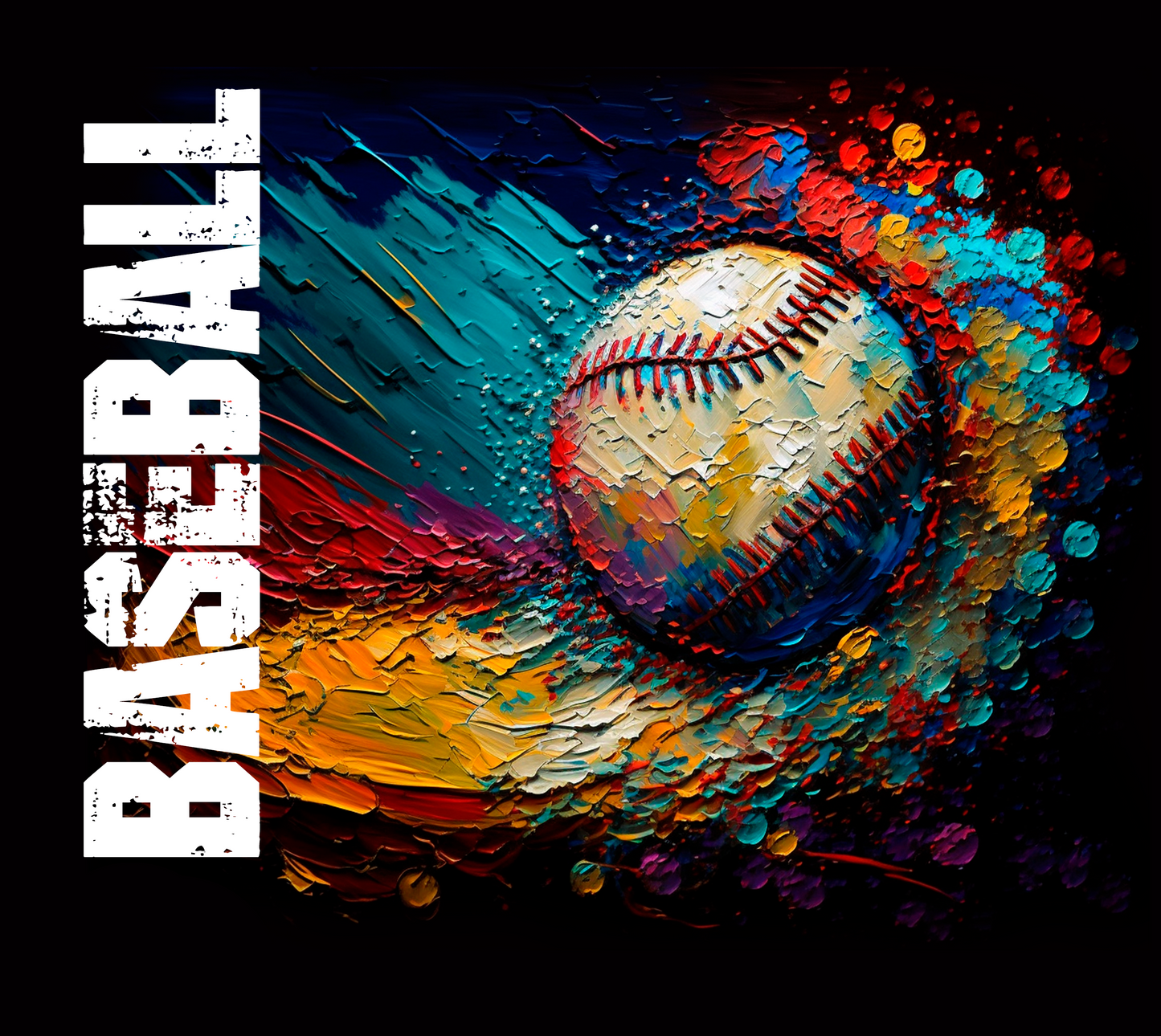 Painted Baseball