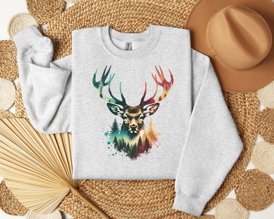 Watercolor Buck