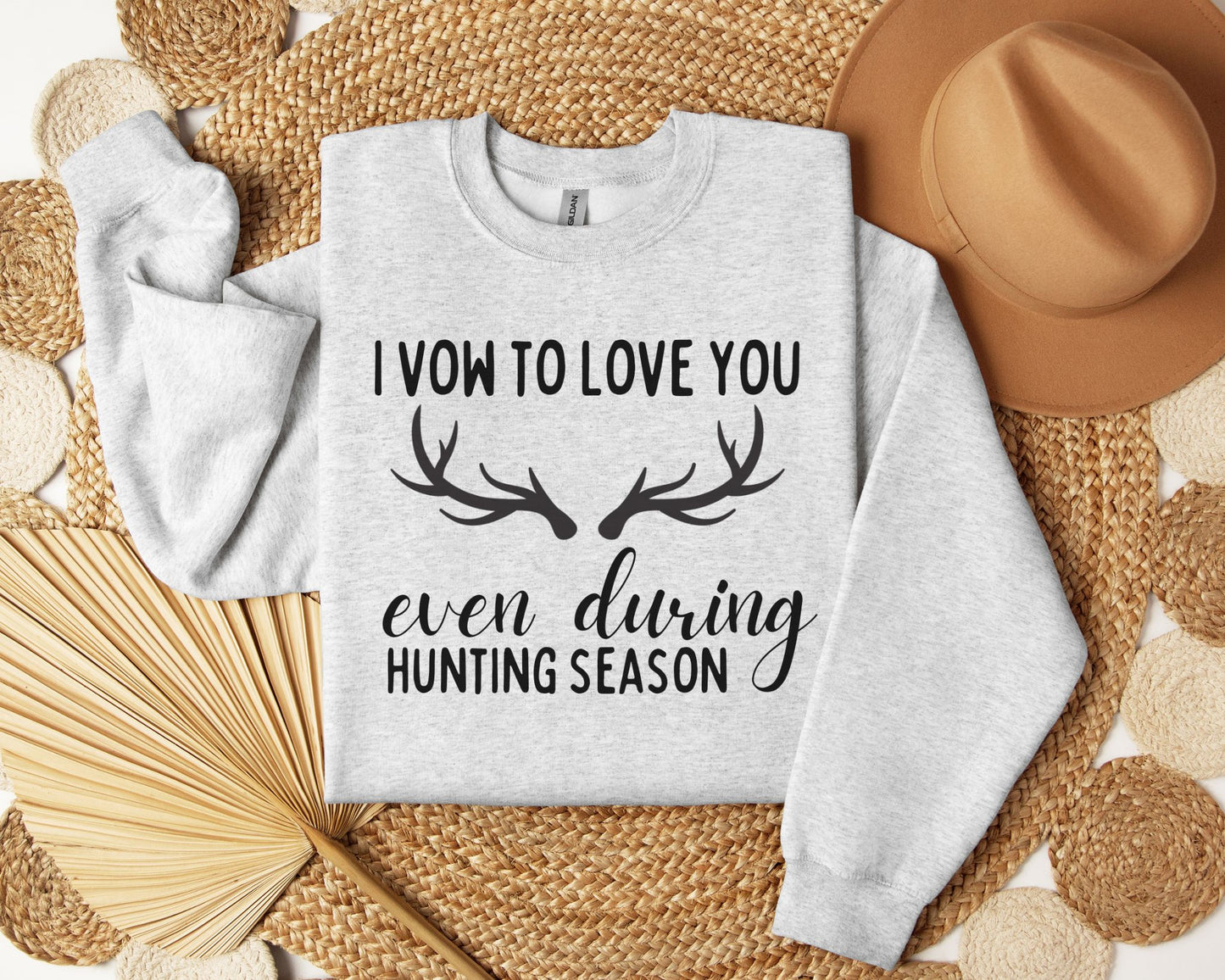 I vow to love you even during hunting season - Crew