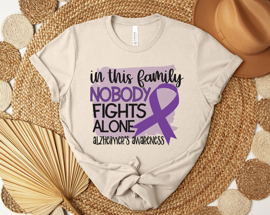 No body fights alone...Alzheimer's