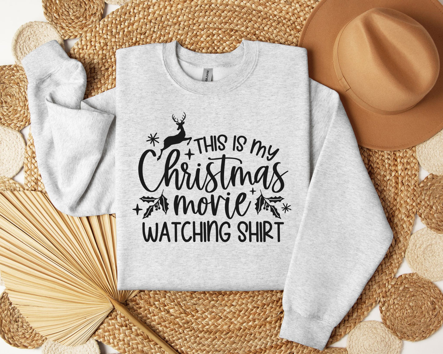 This is my Christmas movie watching shirt - Crew