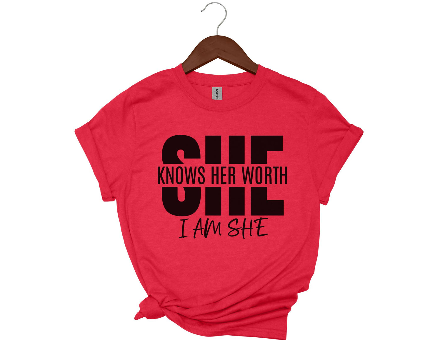 She knows her worth - T-shirt