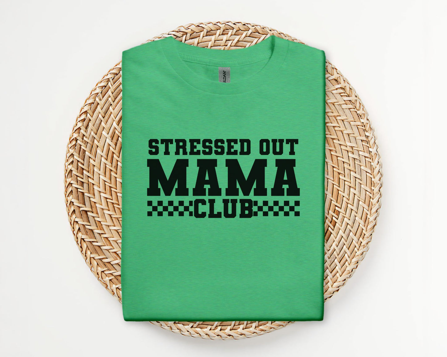 Stressed out mama club - T-shirt