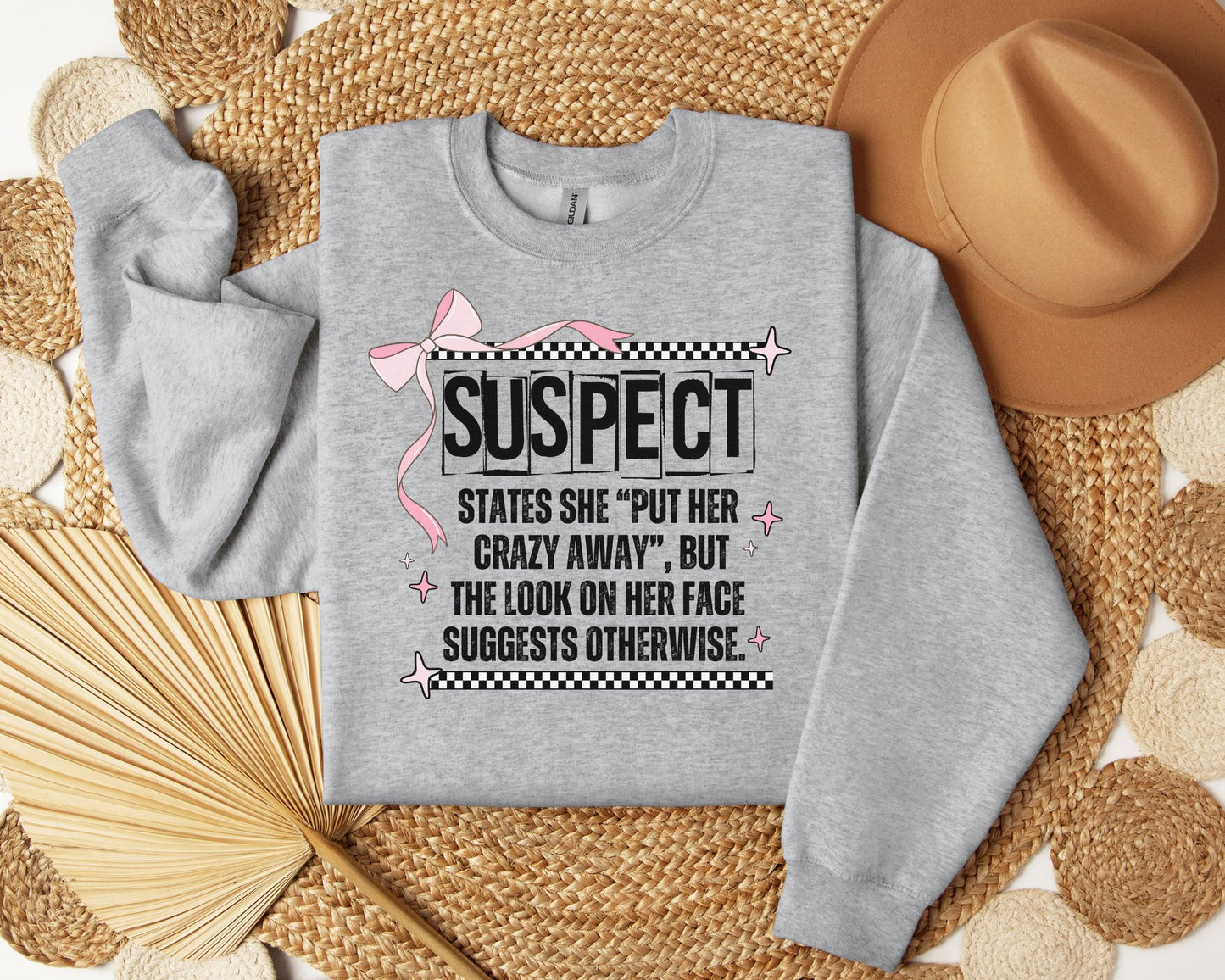 Suspect states she put her crazy away