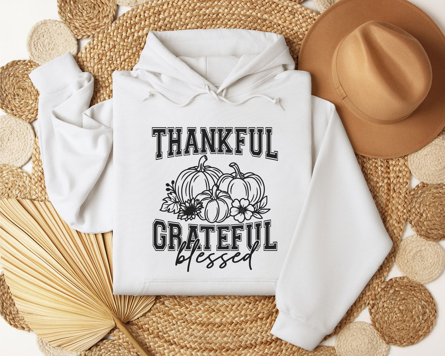 Thankful Grateful Blessed - Hoodie