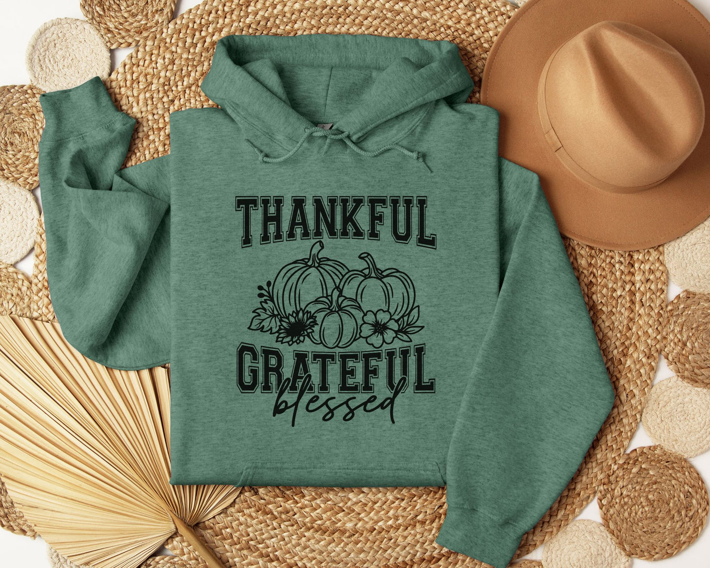 Thankful Grateful Blessed - Hoodie