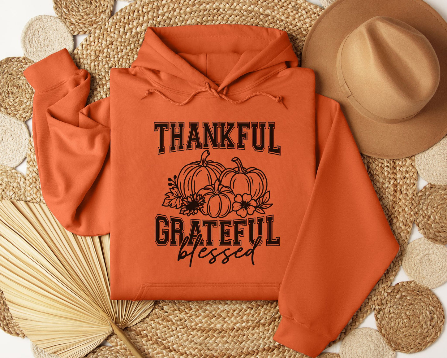 Thankful Grateful Blessed - Hoodie