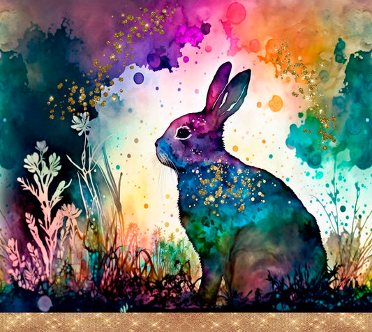 Alcohol Ink Easter Bunny