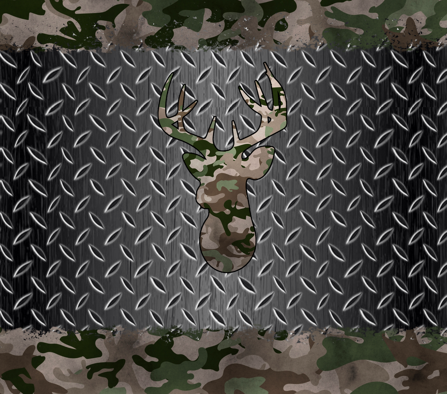 Camo Steel Deer