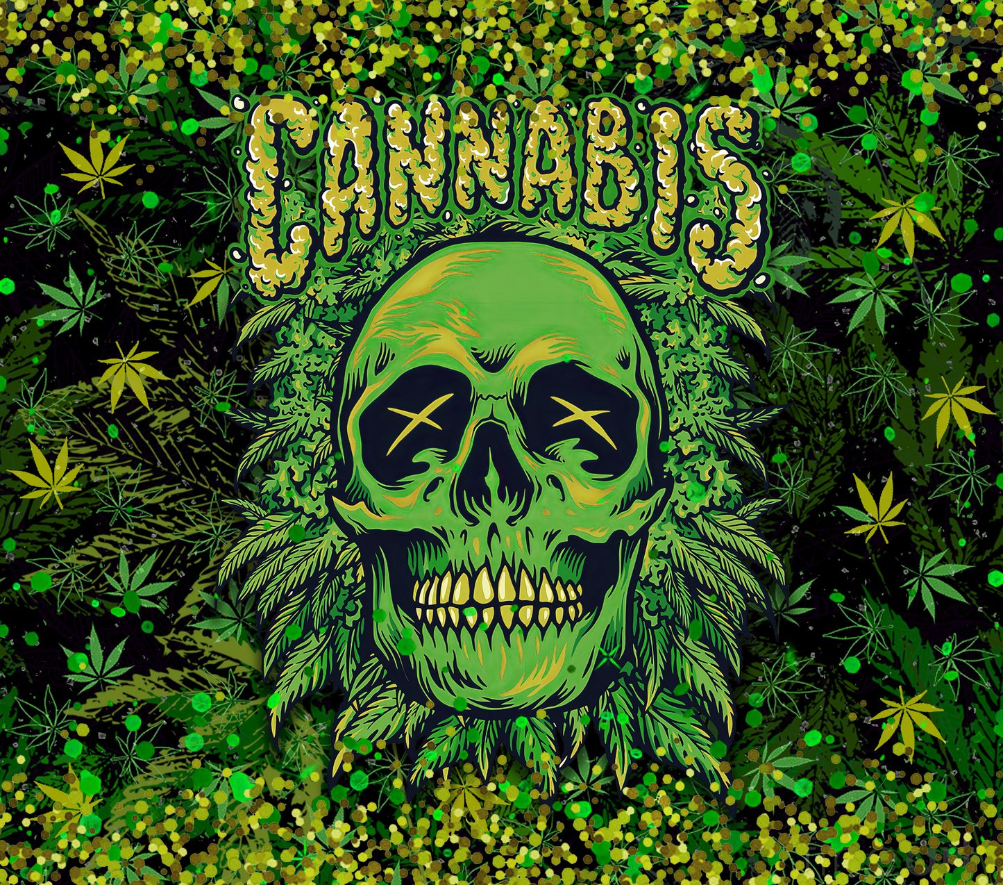 Cannabis Skull