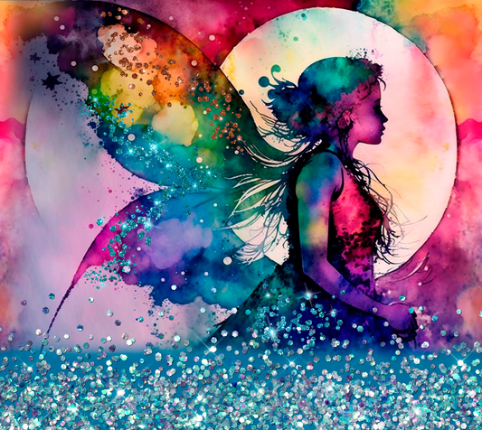 Watercolor fairy